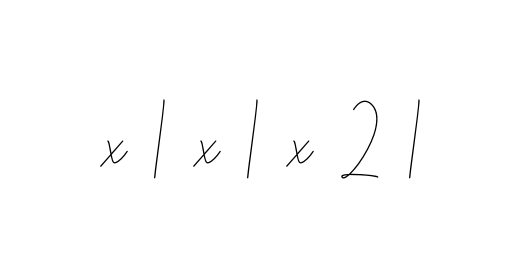 X-1-x-1-x-2-1 signature