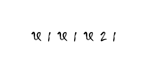 X-1-x-1-x-2-1 signature