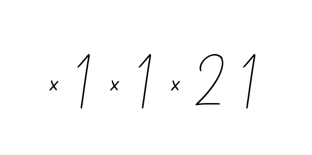 X-1-x-1-x-2-1 signature