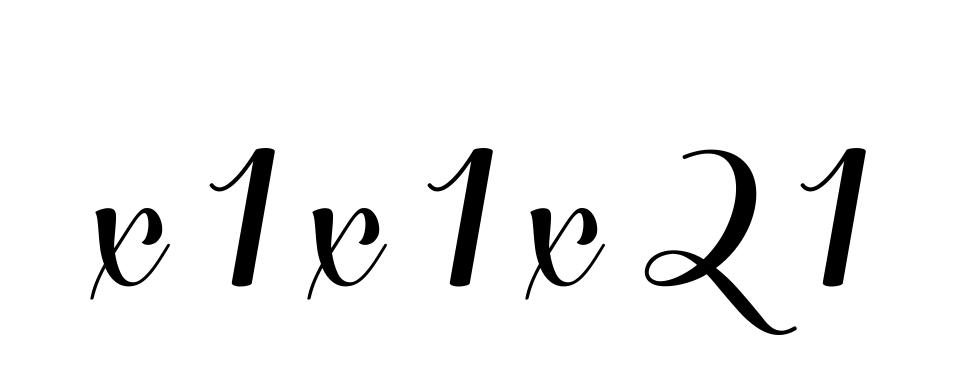 X-1-x-1-x-2-1 signature