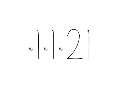 X-1-x-1-x-2-1 signature