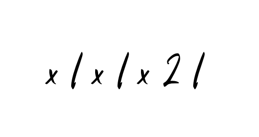 X-1-x-1-x-2-1 signature