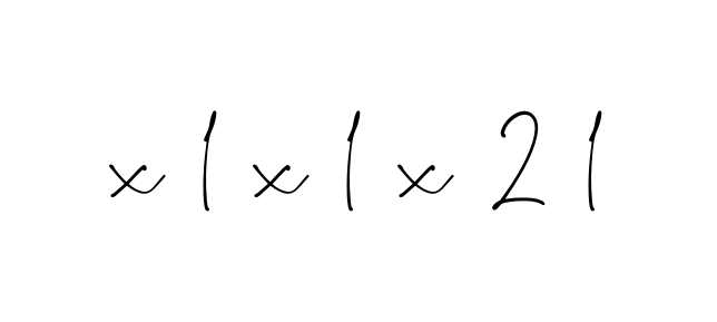 X-1-x-1-x-2-1 signature