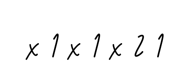X-1-x-1-x-2-1 signature