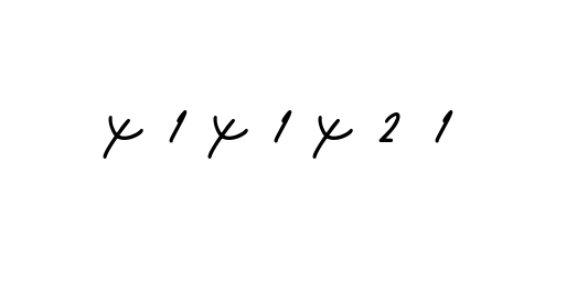 X-1-x-1-x-2-1 signature