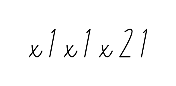 X-1-x-1-x-2-1 signature