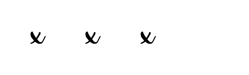 X-1-x-1-x-2-1 signature
