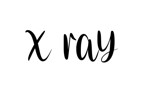 X-ray signature