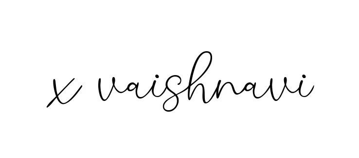 Handwritten Signature for X-vaishnavi - Style 147 Online