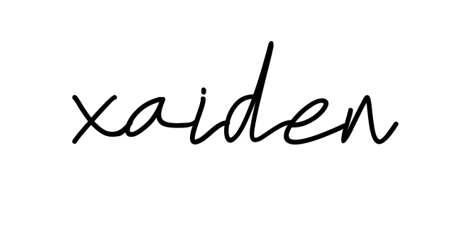 Handwritten Signature for Xaiden - Style 155 Online