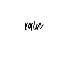 Handwritten Signature for Xain - Style 143 Online