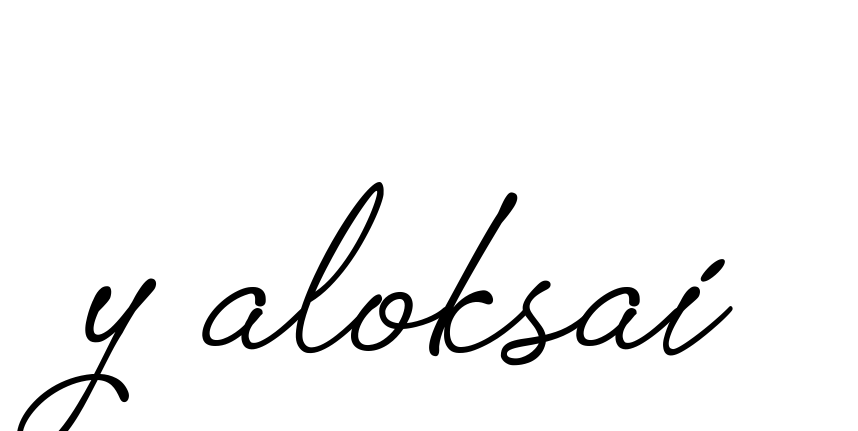 Handwritten Signature for Y-aloksai - Style 151 Online