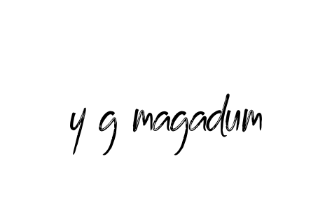 Y-g-magadum signature