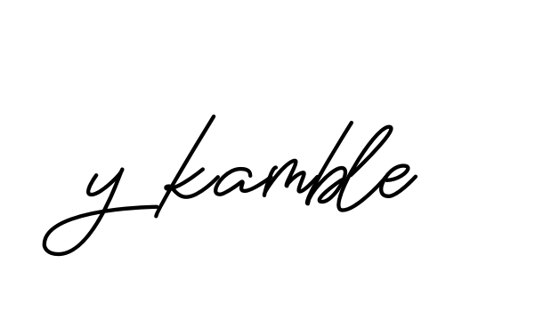 Y-kamble signature