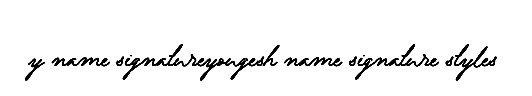 Handwritten Signature for Y-name-signatureyougesh-name-signature-styles - Style 138 Online