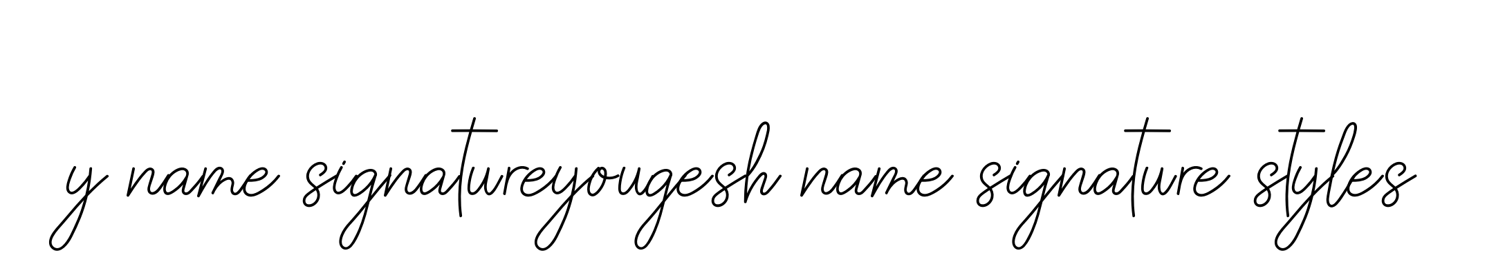Handwritten Signature for Y-name-signatureyougesh-name-signature-styles - Style 145 Online