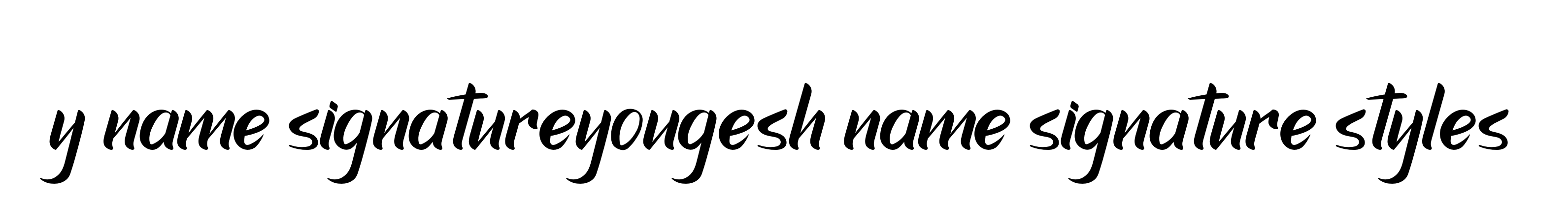 Handwritten Signature for Y-name-signatureyougesh-name-signature-styles - Style 153 Online