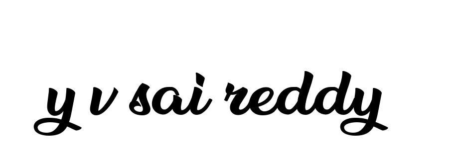 Y-v-sai-reddy signature