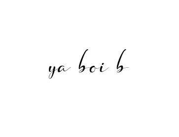 Handwritten Signature for Ya-boi-b - Style 132 Online
