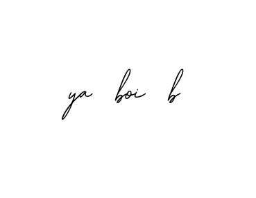 Handwritten Signature for Ya-boi-b - Style 139 Online