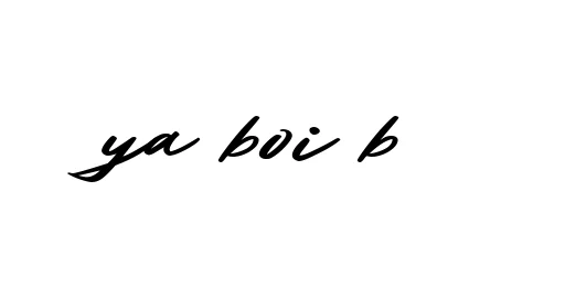Handwritten Signature for Ya-boi-b - Style 140 Online
