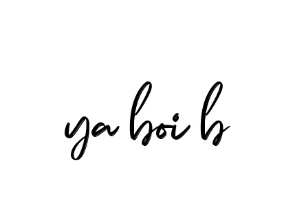 Handwritten Signature for Ya-boi-b - Style 141 Online