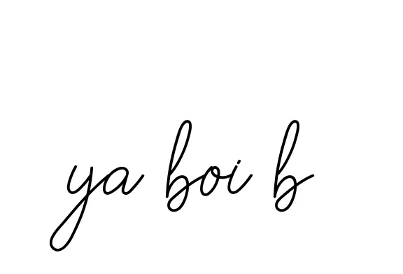Handwritten Signature for Ya-boi-b - Style 145 Online