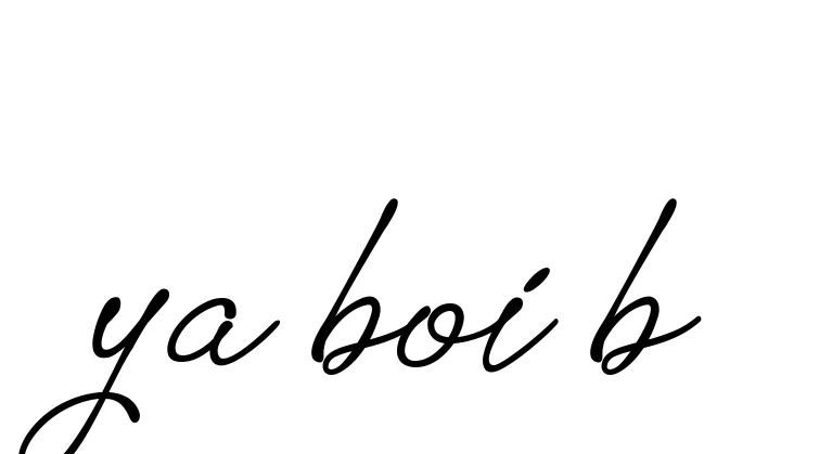 Handwritten Signature for Ya-boi-b - Style 151 Online