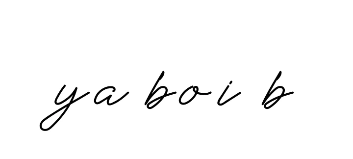 Handwritten Signature for Ya-boi-b - Style 152 Online