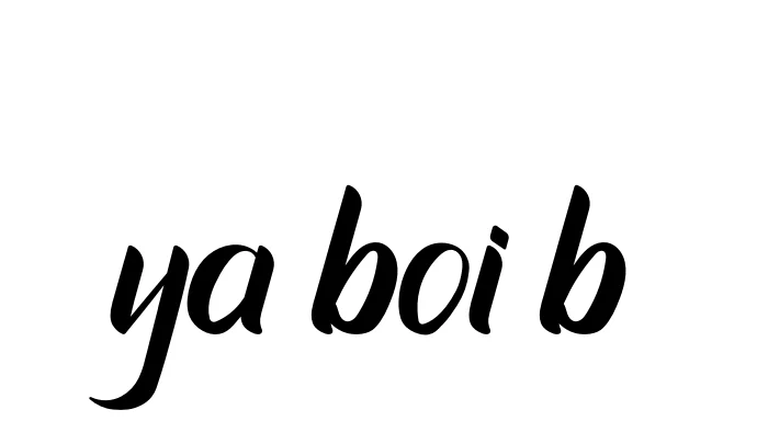 Handwritten Signature for Ya-boi-b - Style 153 Online