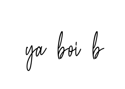 Handwritten Signature for Ya-boi-b - Style 154 Online
