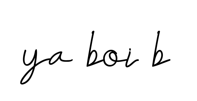 Handwritten Signature for Ya-boi-b - Style 155 Online