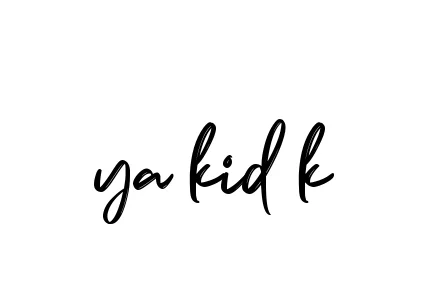 Handwritten Signature for Ya-kid-k - Style 141 Online