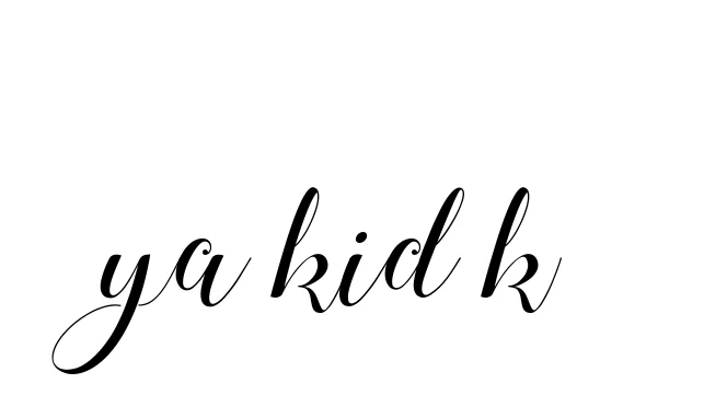 Handwritten Signature for Ya-kid-k - Style 144 Online
