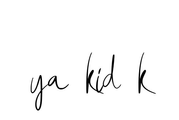 Handwritten Signature for Ya-kid-k - Style 146 Online