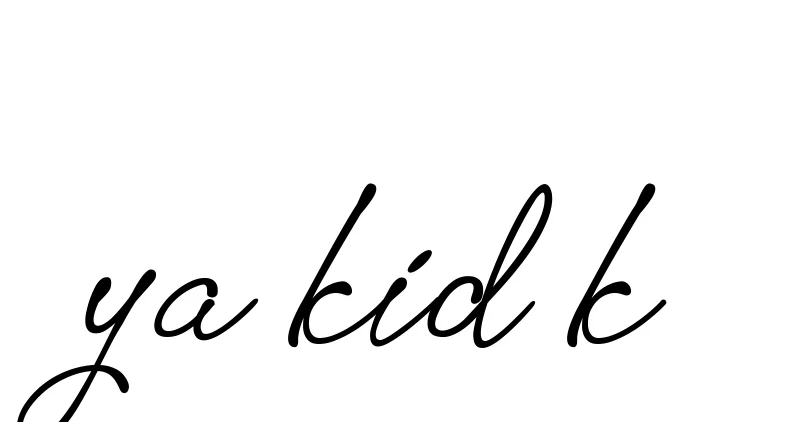 Handwritten Signature for Ya-kid-k - Style 151 Online