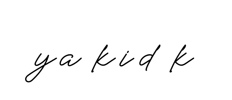Handwritten Signature for Ya-kid-k - Style 152 Online