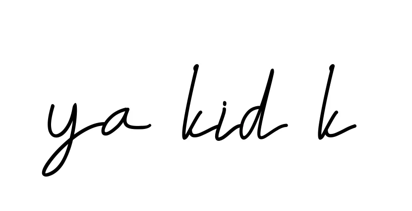 Handwritten Signature for Ya-kid-k - Style 155 Online