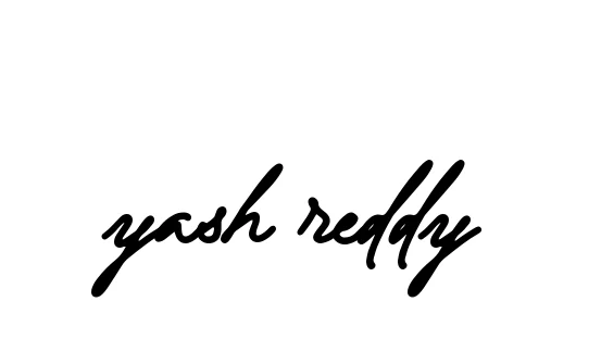 Handwritten Signature for Yash-reddy - Style 137 Online