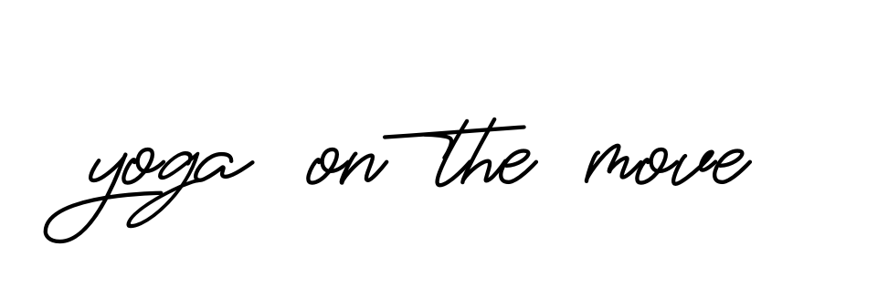 Yoga-on-the-move signature