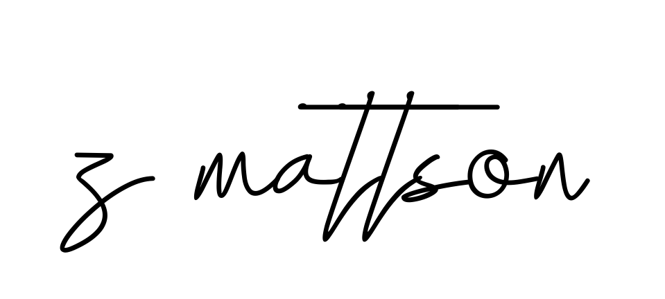 Handwritten Signature for Z-mattson - Style 155 Online