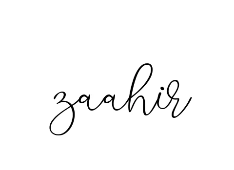 Handwritten Signature for Zaahir - Style 147 Online