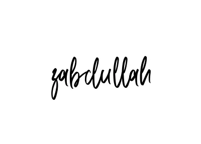 Handwritten Signature for Zabdullah - Style 143 Online