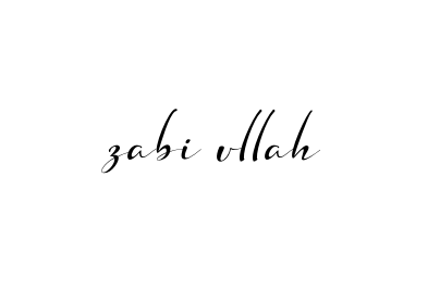 Handwritten Signature for Zabi-ullah - Style 132 Online