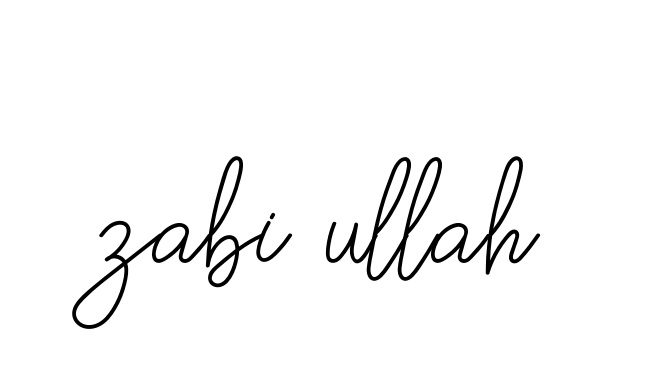 Handwritten Signature for Zabi-ullah - Style 145 Online