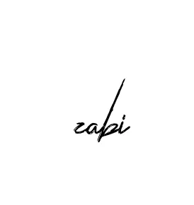 Handwritten Signature for Zabi - Style 133 Online