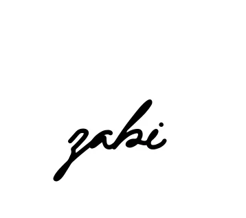 Handwritten Signature for Zabi - Style 137 Online