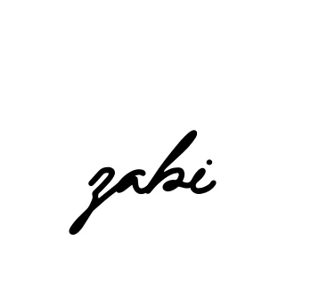 Handwritten Signature for Zabi - Style 138 Online