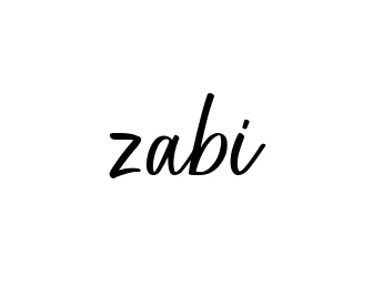 Handwritten Signature for Zabi - Style 142 Online