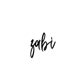 Handwritten Signature for Zabi - Style 143 Online